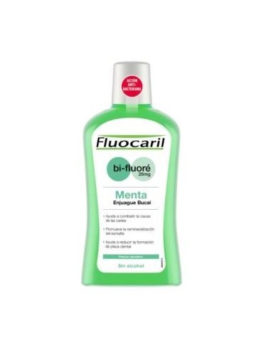 Fluocaril Bi-Fluore Colutorio Menta 500 Mililitros Fluocaril