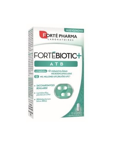 Fortebiotic+ Atb 10 Cápsulas  Forte Pharma