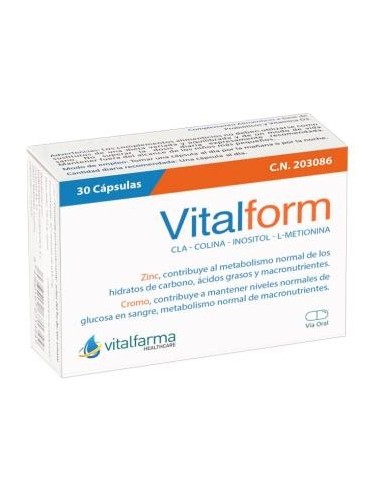 Vitalform 30 Cápsulas  Vitalfarma