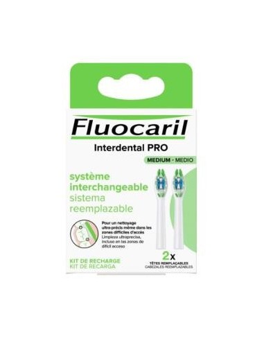 Fluocaril Interdental Pro Medio 2 Recambios. Fluocaril