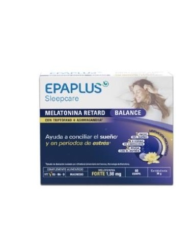 Epaplus Melatonina Retard Balance 60 Cápsulas  Epa Plus