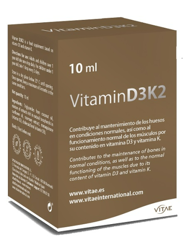 Vitae Vitamin D3 K2 10 ml de Vitae