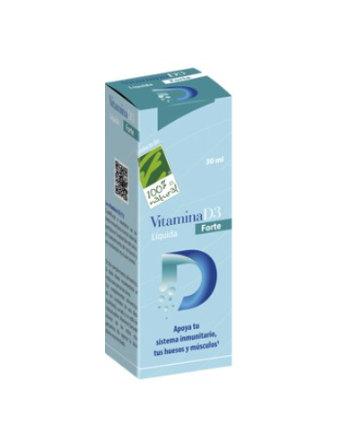 Vitamina D3 Líquida Forte. Frasco de 30ml