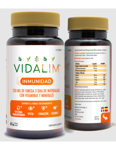 Vidalim Immunité 60 Vidalim Gélules