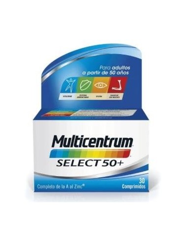 Multicentrum Select 50+ 30 Comprimidos Multicentrum