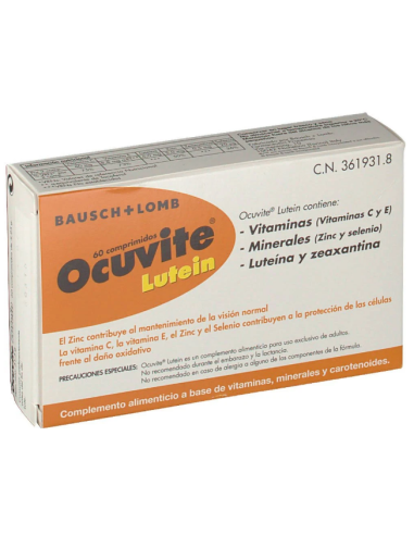 Ocuvite Lutein 60 Comprimidos Bausch & Lomb