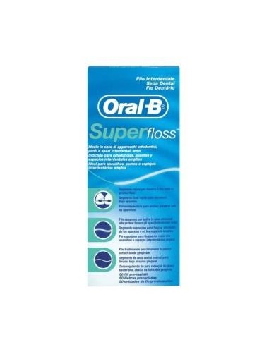 Super Floss Seda Dental 50Mtrs. Oral-B