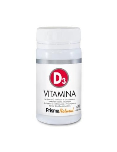 Vitamina D3 60 Cápsulas  Prisma Natural