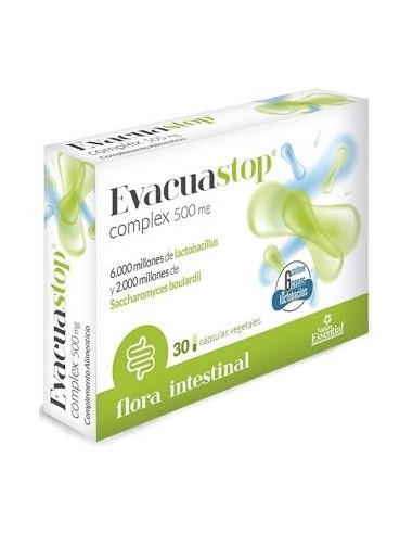 Evacuastop® 500 mg. 30 capsulas vegetales. de Nature Essential