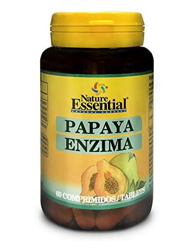 Papaya enzyma. Papaina (6.000 USP/mg). 60 comprimidos