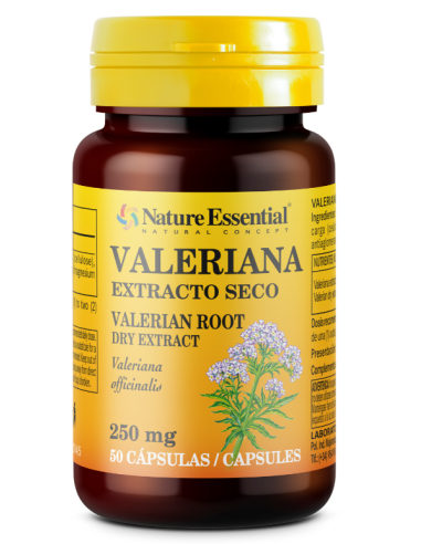 Valeriana 250 mg. (ext. seco) 50 capsulas Nature Essential