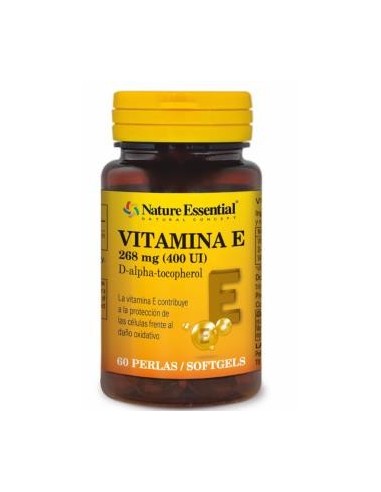 Vitamina E-400 U.I. Natural (D-alfa-tocorefol) 60 perlas