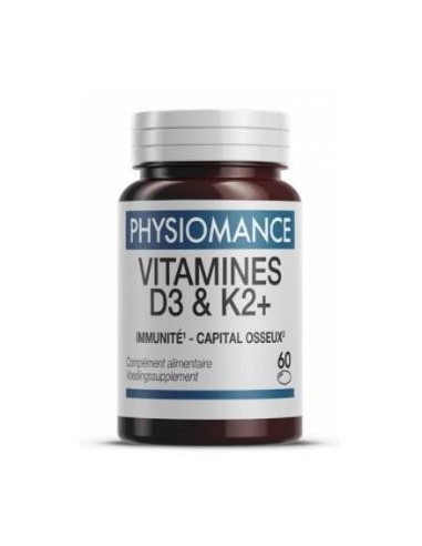 Physiomance Vitamina D3+K2 60 Cápsulas  Therascience