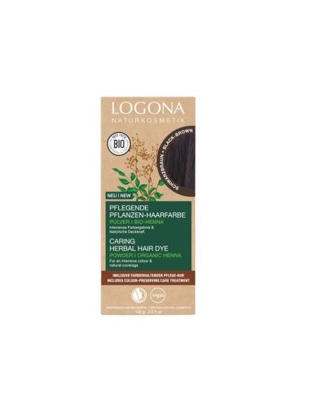 Colorante Vegetal Castaño Oscuro 101 100 Gramos Logona