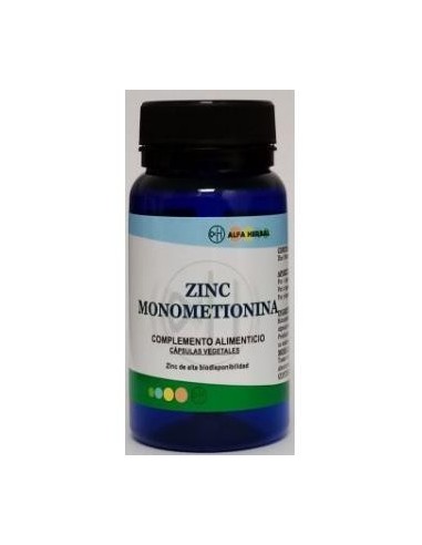 Zinc Monometionina 100 Cápsulas  Alfa Herbal