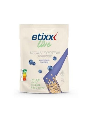 Etixx Live Vegan Protein Porridge Blueberry 550 Gramos Etixx