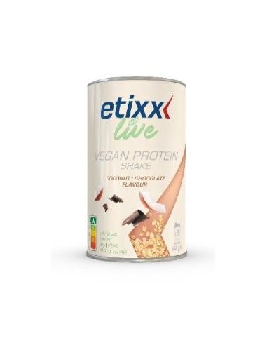 Etixx Live Vegan Protein Shake Coco-Choco 548 Gramos Etixx