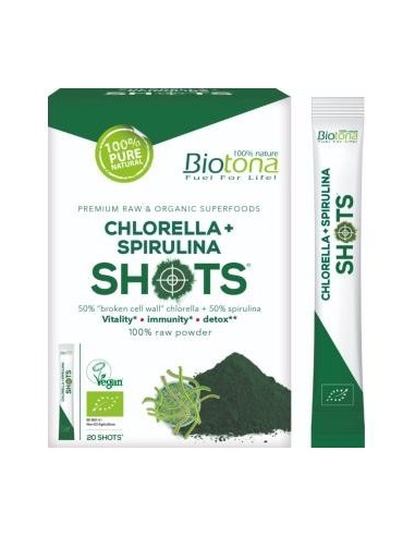 Chlorella-Spirulina 20S Sobres Bio de Biotona