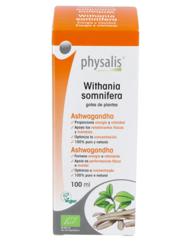 Tintura Withania Somnifera (Ashwagandha) 100 ml Physalis