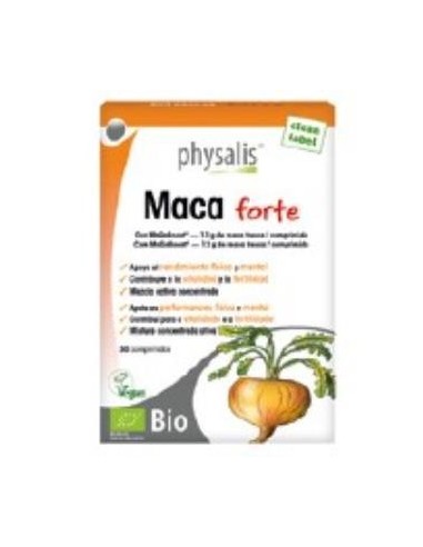 Maca Forte 30 Comprimidos Bio de Physalis