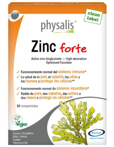 Zinc Forte 30Comp .Bio de Physalis