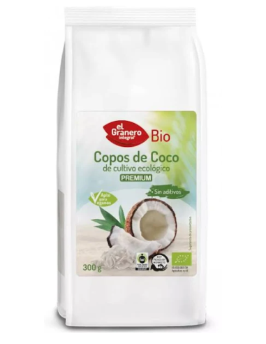 Copos De Coco Bio, 300 G de El Granero Integral