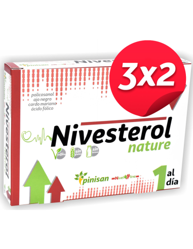 Pack 3x2 Nivesterol Nature 30 capsulas de Pinisan