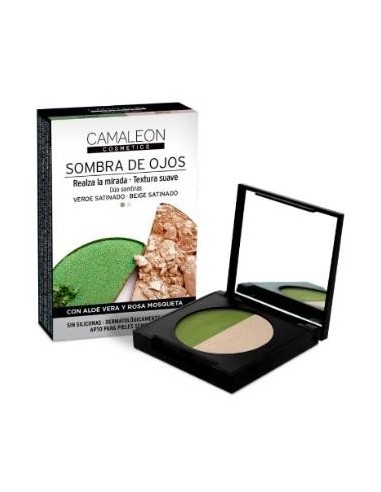 Camaleon Sombra De Ojos Duo Verde-Beige de Camaleon Cosmetics