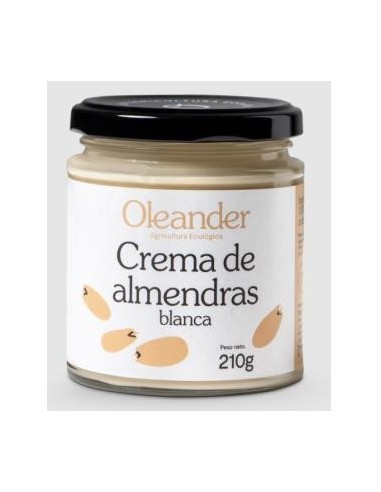 Crema De Almendra Blanca Repelada 210Gr. Bio Vegan de Oleander