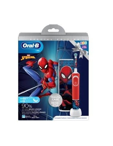 Cepillo Recargable Vitality Kids Box Spiderman Oral-B