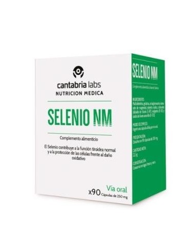 Selenio Nm 90 Cápsulas  Nutricion Medica