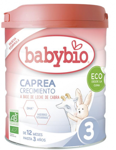 Leche de Cabra Babybio CAPREA 3 (desde  10 meses) 800g de Baby Bio