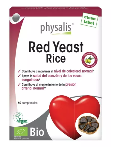 Levadura roja de arroz BIO 60 capsulas Physalis