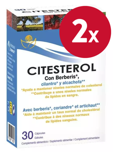 Pack 2 unidades Citesterol Con Berberis 30 Cápsulas de Bioserum