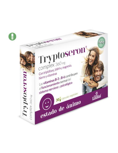 Tryptoseron® 395 mg. 30 capsulas vegetales. de Nature Essential