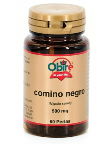 Comino negro 500 mg. 60 perlas de Obire