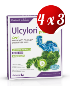 Pack 4x3 uds Ulcylori Protect  20X2,0G Sticks De Dietmed