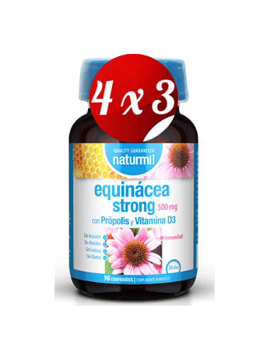 Pack 4x3 uds Equinácea Strong  90 Comprimidos De Dietmed