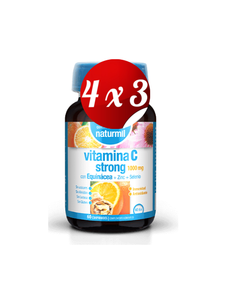 Pack 4x3 uds Vitamina C Strong  60 Comprimidos De Dietmed