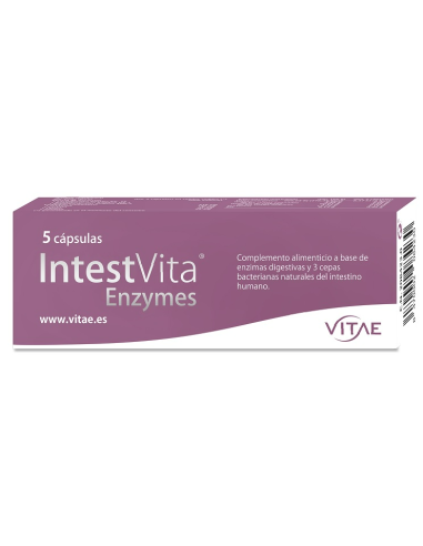 IntestVita Enzymes REDUX 5 cápsulas de Vitae