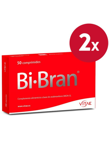 Pack 2 uds BiBran 250mg 50 comprimidos de Vitae