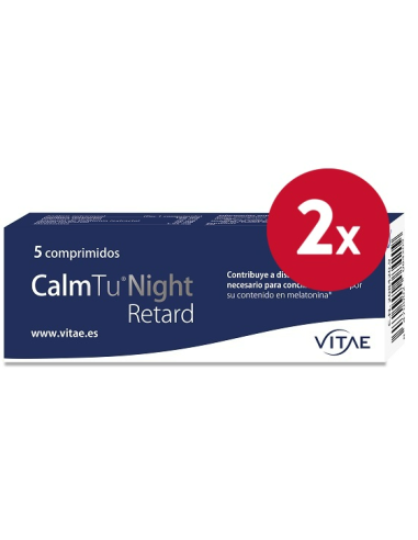 Pack 2 uds CalmTu Night Retrad REDUX 5 comprimidos de Vitae