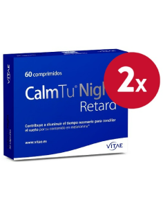 Pack 2 uds CalmTu Night Retard 60 comprimidos de Vitae