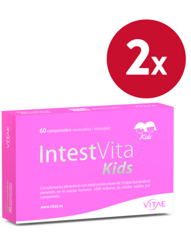 Pack 2 uds IntestVita Kids 60 comprimidos  de Vitae