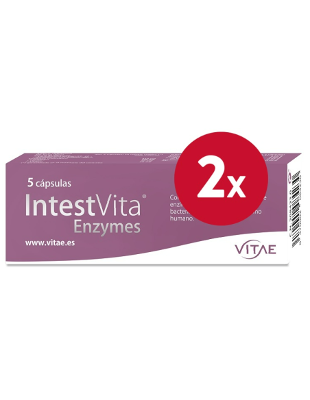 Pack 2 uds IntestVita Enzymes REDUX 5 cápsulas de Vitae