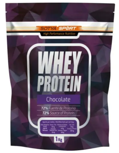 Whey Protein Chocolate 1Kg Doypack Sotya