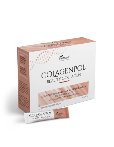 Colagenpol (Colágeno, Salvia, Ácido Hialurónico, Coenzima Q10, Vitamina A) 30 Sticks de 3 G