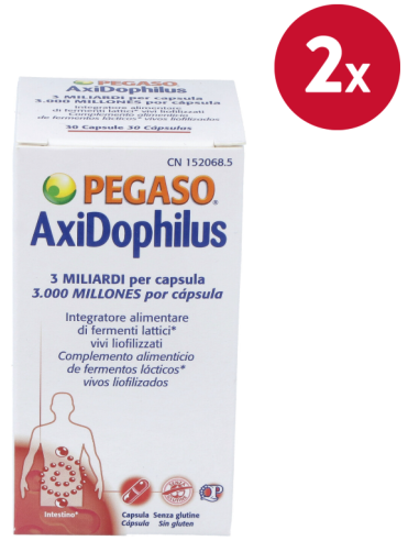 Pack 2 uds Axidophilus 30 Cápsulas Pegaso
