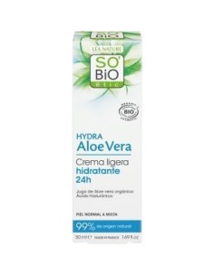 Crema Ligera 24H Acido Hialuronico-Aloe 50 Mililitros Bio So´Bio Etic