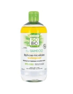 Agua Micelar Bifasica Pur Bamboo 500 Mililitros So´Bio Etic